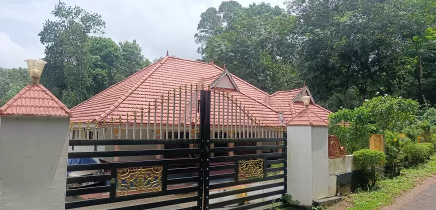 2400 SqFt House in 25 Cents of Land for Sale Near Devi Temple Kummannoor